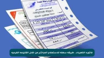 فاتورة الكهرباء.. طريقة سهلة للاستعلام المباشر من خلال القائمة الفرعية